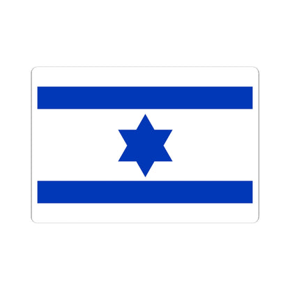 Flag of Israel 1948 3-2 (Israel) STICKER Vinyl Kiss-Cut Decal