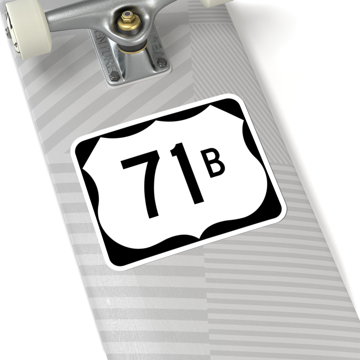 US 71B (Arkansas) (Road Sign) STICKER Vinyl Kiss-Cut Decal