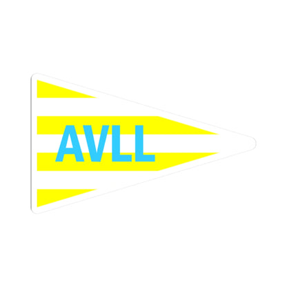 Burgee of Associazione Vela Lago Ledro (Italy) STICKER Vinyl Kiss-Cut Decal