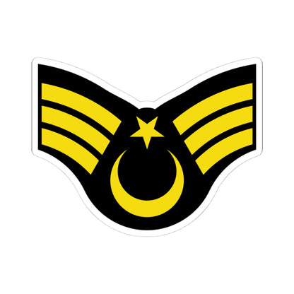 Army TUR OR 06a (Turkey) (Military Rank) STICKER Vinyl Kiss-Cut Decal