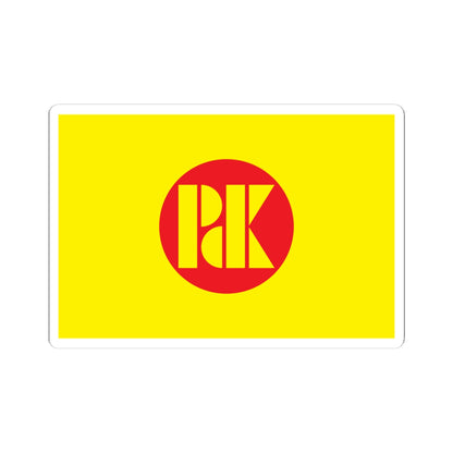 Flag of the KDP (Iraq) STICKER Vinyl Kiss-Cut Decal