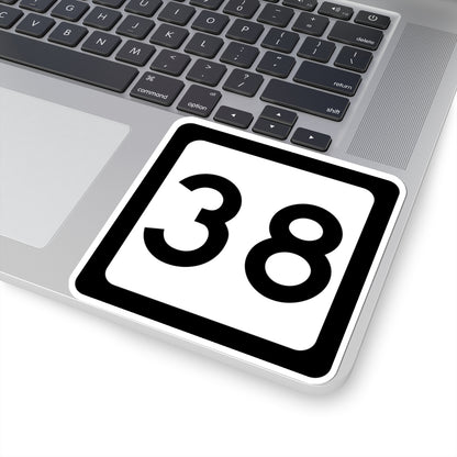 WV-38 (Virginia) (Road Sign) STICKER Vinyl Kiss-Cut Decal