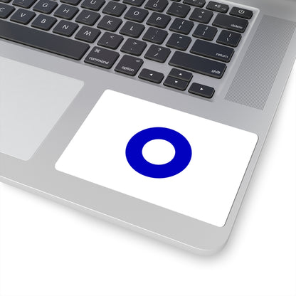 Flag of Ōzu Ehime (Japan) STICKER Vinyl Kiss-Cut Decal