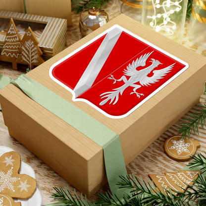 Bergambacht wapen (Netherlands) (Coat of Arms) STICKER Vinyl Kiss-Cut Decal