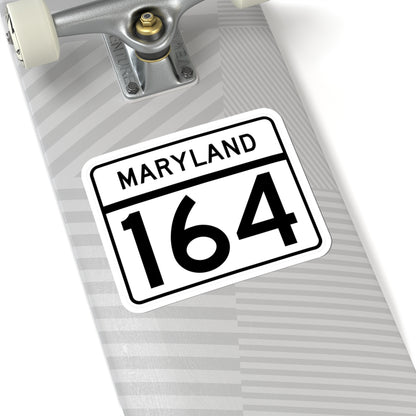 MD Route 164 (Maryland) (Road Sign) STICKER Vinyl Kiss-Cut Decal