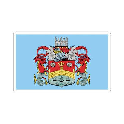 Cambridge City Council Flag (England) STICKER Vinyl Kiss-Cut Decal