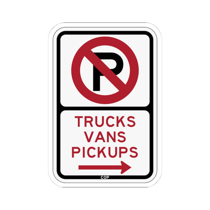 PBOT Road sign P1955R (Oregon) (Road Sign) STICKER Vinyl Kiss-Cut Decal