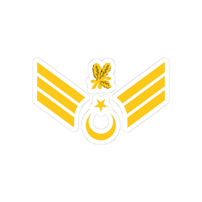 Navy TUR OR 06a (Turkey) (Military Rank) STICKER Vinyl Kiss-Cut Decal