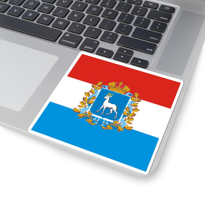 Standard of the Governor of Samara Oblast (Russia) STICKER Vinyl Kiss-Cut Decal
