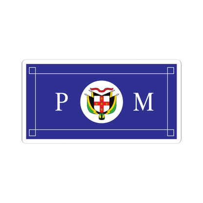 Flag of the Prime Minister of Jamaica (Jamaica) STICKER Vinyl Kiss-Cut Decal