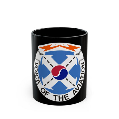 125th Air Traffic Control Battalion (U.S. Army) Black Coffee Mug-11oz-The Sticker Space