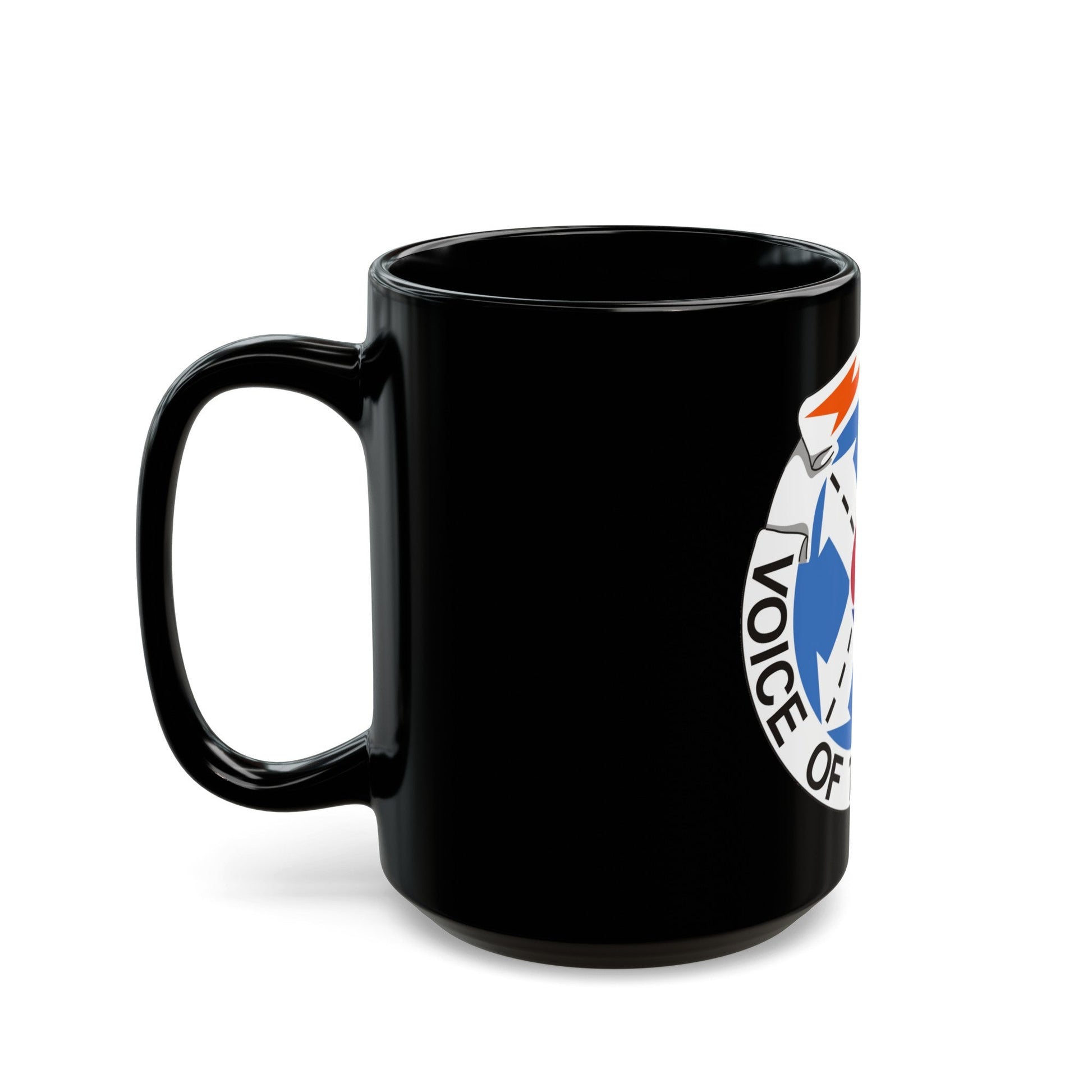 125th Air Traffic Control Battalion (U.S. Army) Black Coffee Mug-The Sticker Space