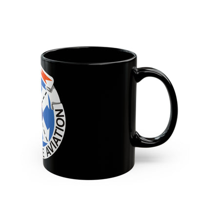 125th Air Traffic Control Battalion (U.S. Army) Black Coffee Mug-The Sticker Space