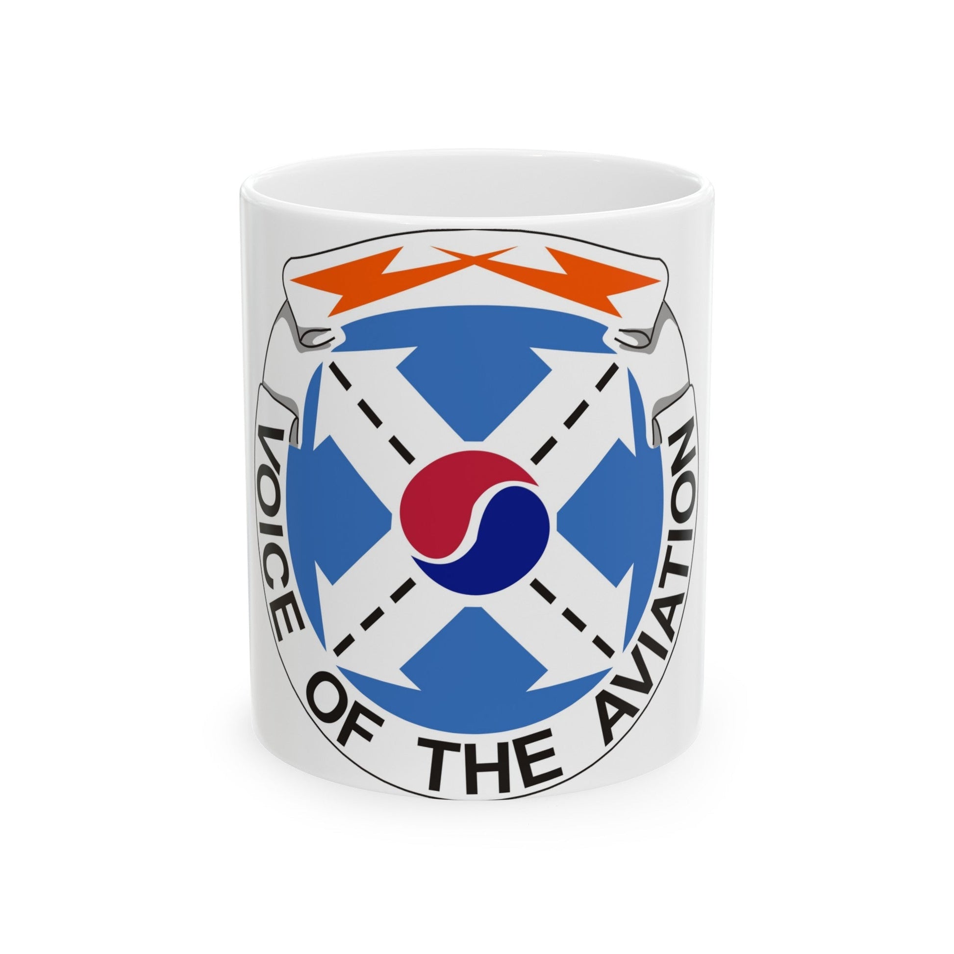 125th Air Traffic Control Battalion (U.S. Army) White Coffee Mug-11oz-The Sticker Space