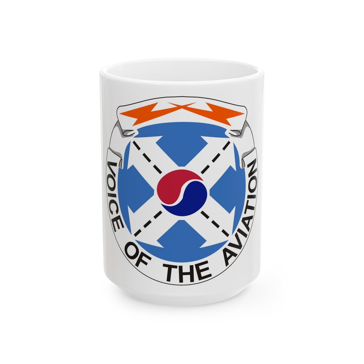 125th Air Traffic Control Battalion (U.S. Army) White Coffee Mug-15oz-The Sticker Space