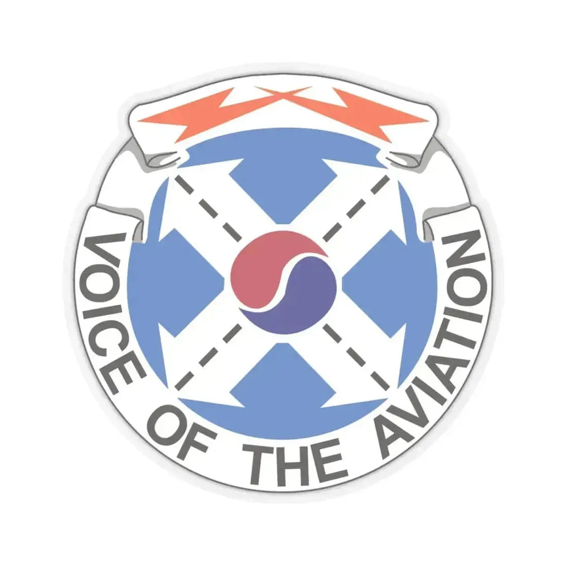 125th Air Traffic Control Battalion (U.S. Army) STICKER Vinyl Kiss-Cut Decal 4 Inch Transparent - The Sticker Space