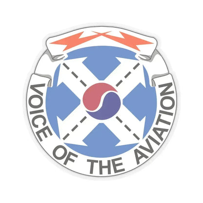 125th Air Traffic Control Battalion (U.S. Army) STICKER Vinyl Kiss-Cut Decal 4 Inch Transparent - The Sticker Space