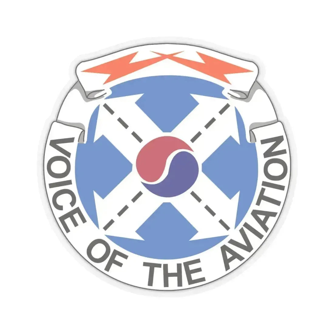 125th Air Traffic Control Battalion (U.S. Army) STICKER Vinyl Kiss-Cut Decal 6 Inch Transparent - The Sticker Space