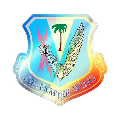 125th Fighter Wing (U.S. Air Force) Holographic STICKER Die-Cut Vinyl Decal - The Sticker Space