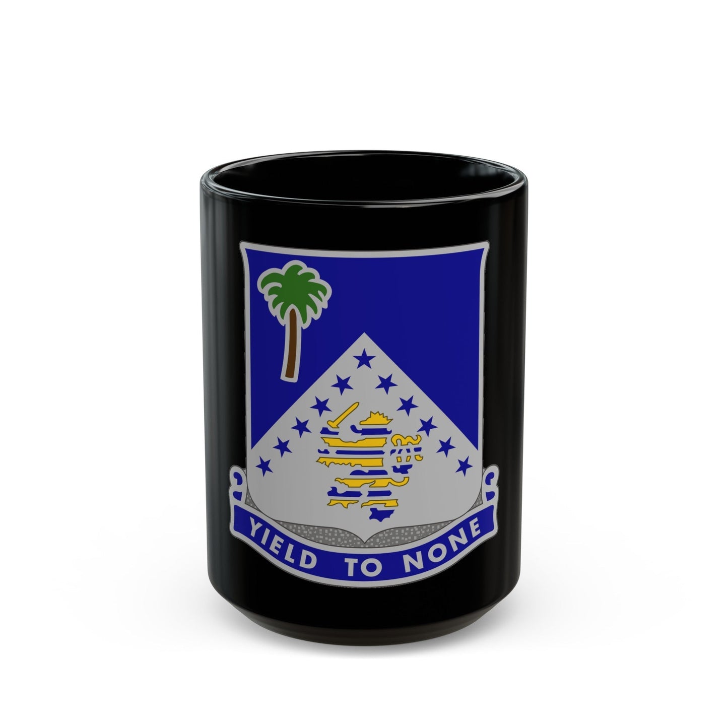 125th Infantry Regiment (U.S. Army) Black Coffee Mug-15oz-The Sticker Space