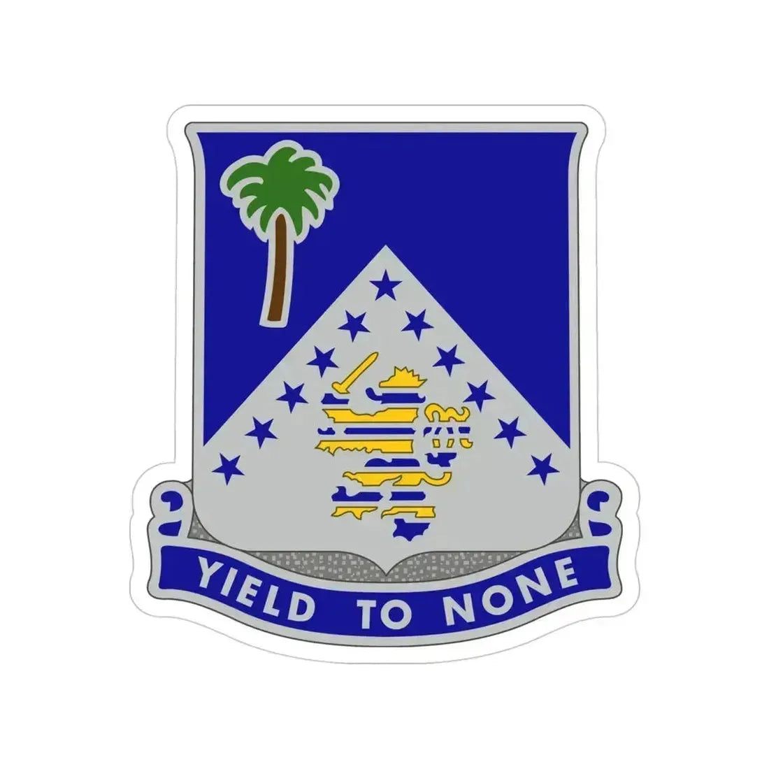 125th Infantry Regiment (U.S. Army) Transparent STICKER Die-Cut Vinyl Decal 4 Inch - The Sticker Space