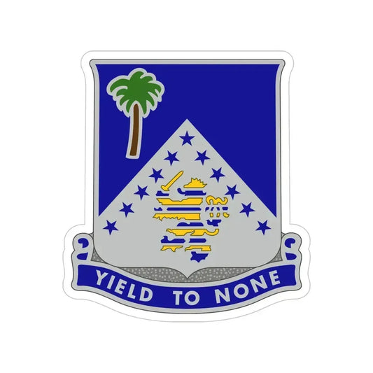 125th Infantry Regiment (U.S. Army) Transparent STICKER Die-Cut Vinyl Decal 6 Inch - The Sticker Space