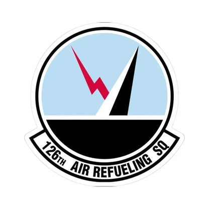 126 Air Refueling Squadron (U.S. Air Force) STICKER Vinyl Kiss-Cut Decal 3 Inch White - The Sticker Space
