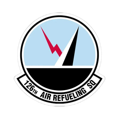 126 Air Refueling Squadron (U.S. Air Force) STICKER Vinyl Kiss-Cut Decal 4 Inch White - The Sticker Space