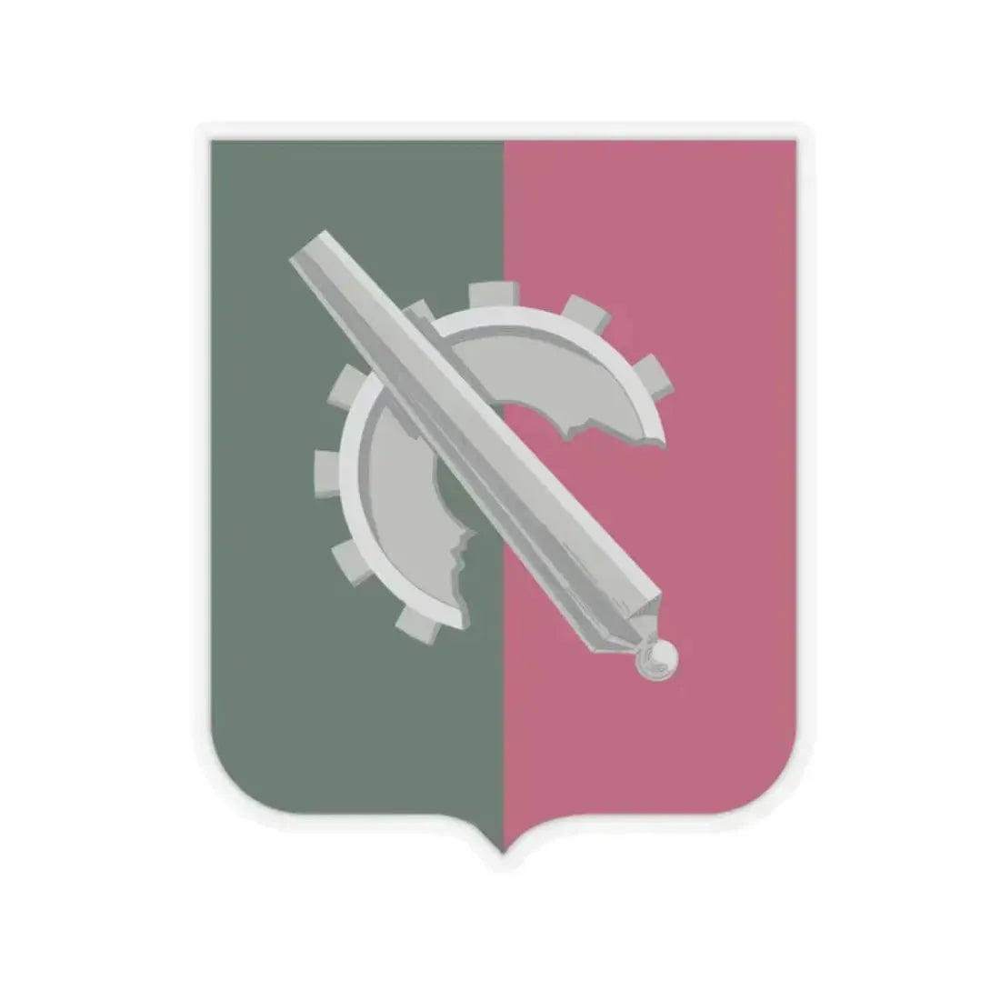 126 Maintenance Battalion 2 (U.S. Army) STICKER Vinyl Kiss-Cut Decal 2 Inch Transparent - The Sticker Space