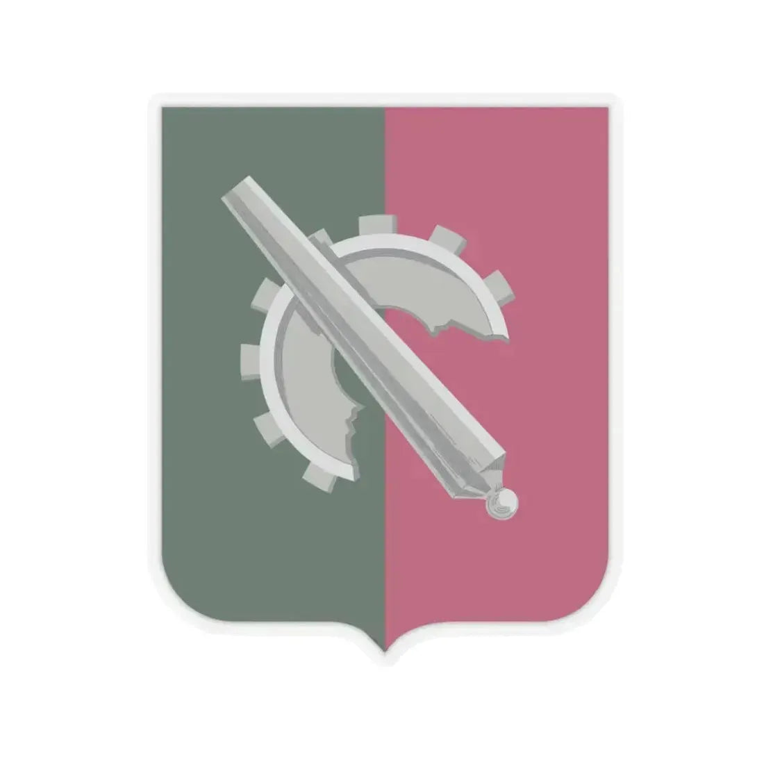 126 Maintenance Battalion 2 (U.S. Army) STICKER Vinyl Kiss-Cut Decal 3 Inch Transparent - The Sticker Space