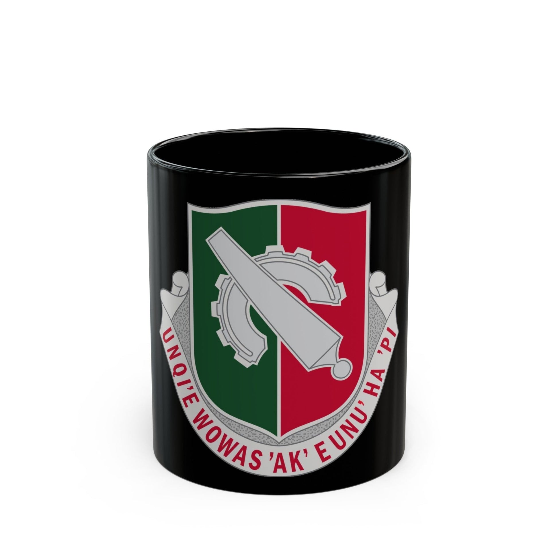 126 Maintenance Battalion (U.S. Army) Black Coffee Mug-11oz-The Sticker Space