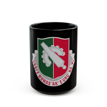 126 Maintenance Battalion (U.S. Army) Black Coffee Mug-15oz-The Sticker Space