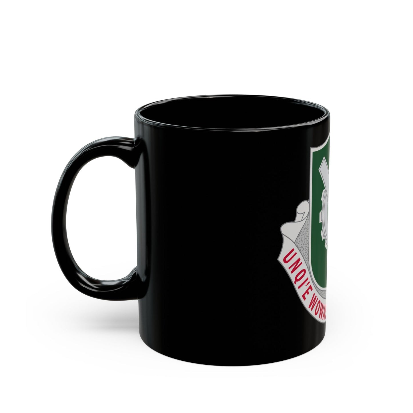 126 Maintenance Battalion (U.S. Army) Black Coffee Mug-The Sticker Space