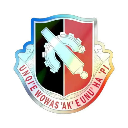 126 Maintenance Battalion (U.S. Army) Holographic STICKER Die-Cut Vinyl Decal 4 Inch Holographic - The Sticker Space