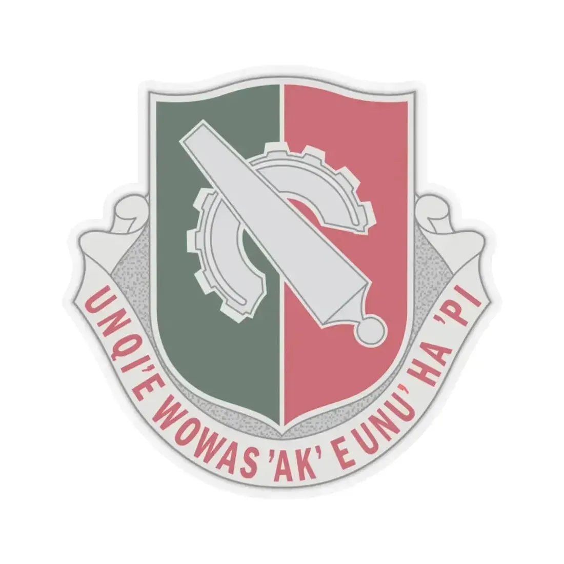 126 Maintenance Battalion (U.S. Army) STICKER Vinyl Kiss-Cut Decal 6 Inch Transparent - The Sticker Space