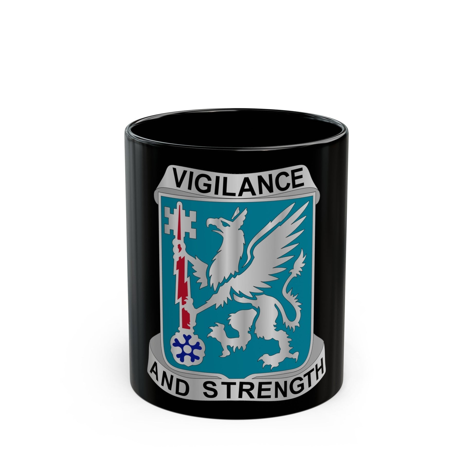 126 Military Intelligence Battalion (U.S. Army) Black Coffee Mug-11oz-The Sticker Space