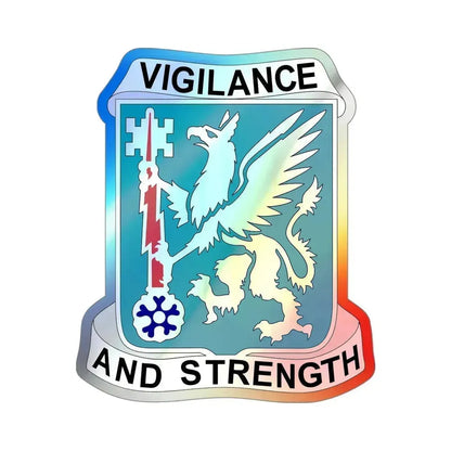 126 Military Intelligence Battalion (U.S. Army) Holographic STICKER Die-Cut Vinyl Decal 4 Inch Holographic - The Sticker Space