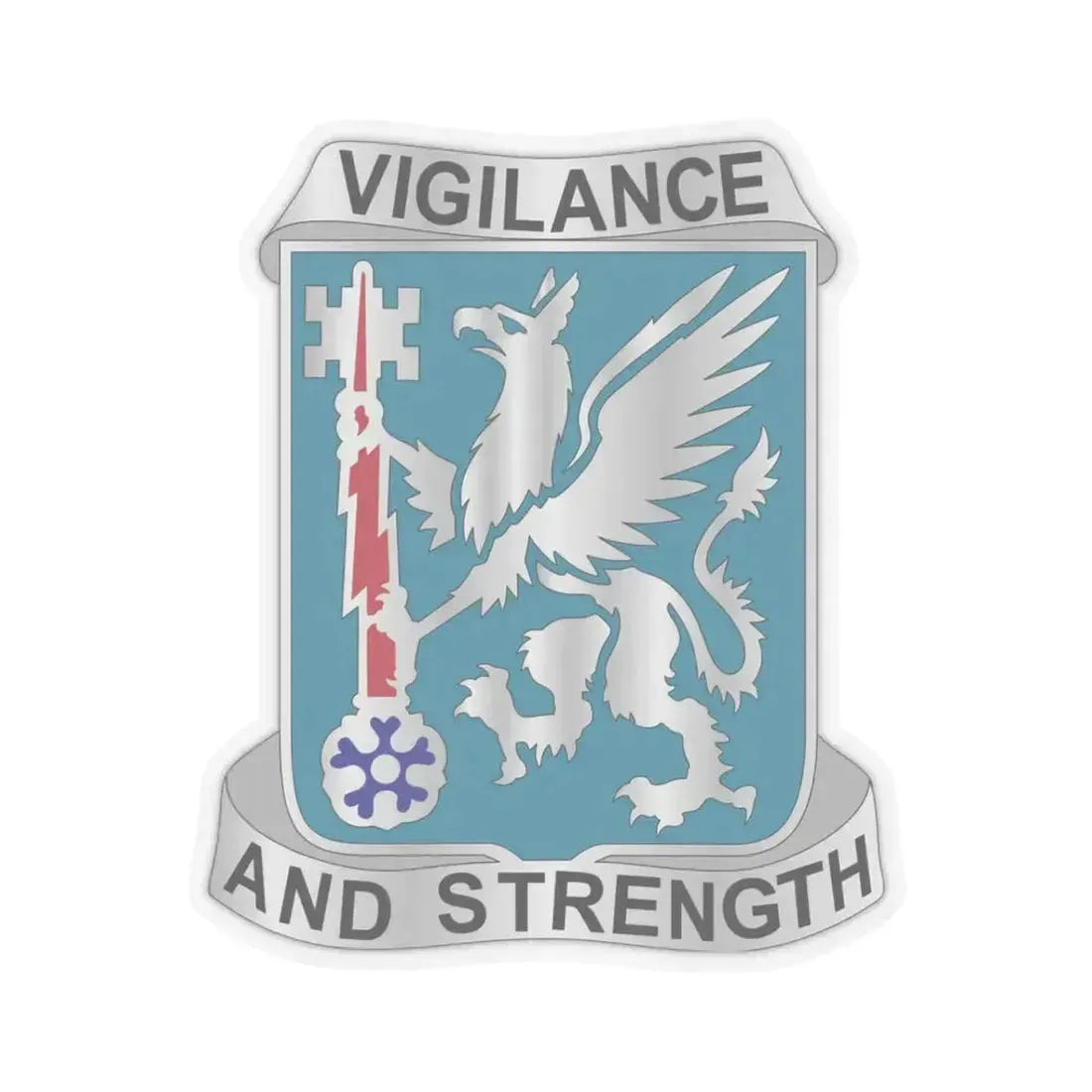 126 Military Intelligence Battalion (U.S. Army) STICKER Vinyl Kiss-Cut Decal 3 Inch Transparent - The Sticker Space