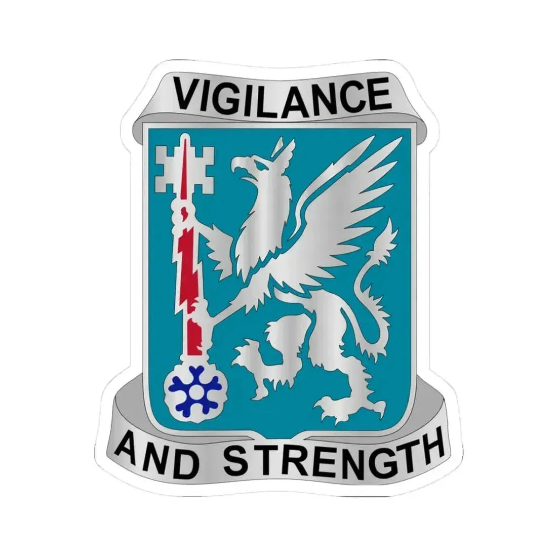 126 Military Intelligence Battalion (U.S. Army) STICKER Vinyl Kiss-Cut Decal 3 Inch White - The Sticker Space