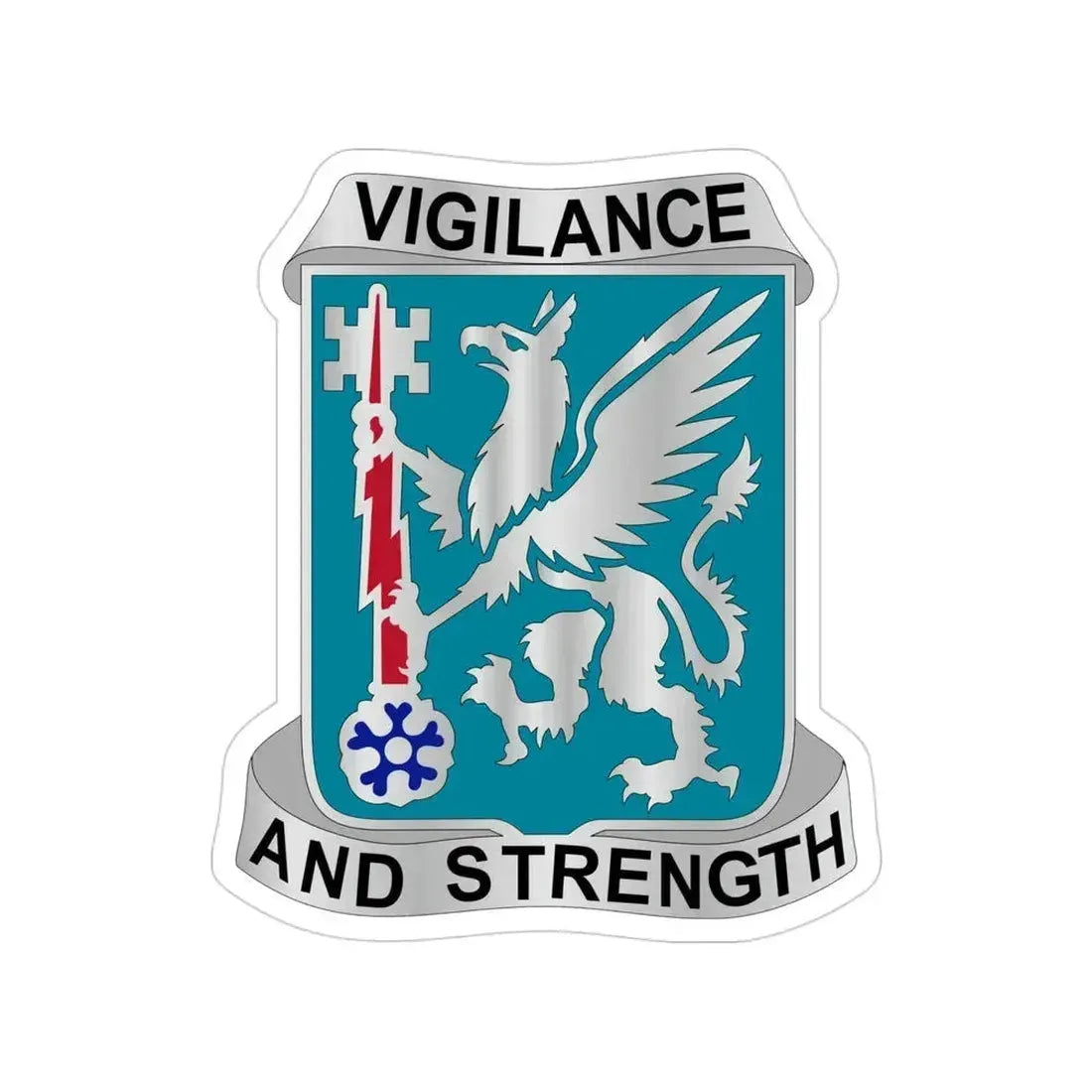 126 Military Intelligence Battalion (U.S. Army) Transparent STICKER Die-Cut Vinyl Decal 4 Inch - The Sticker Space