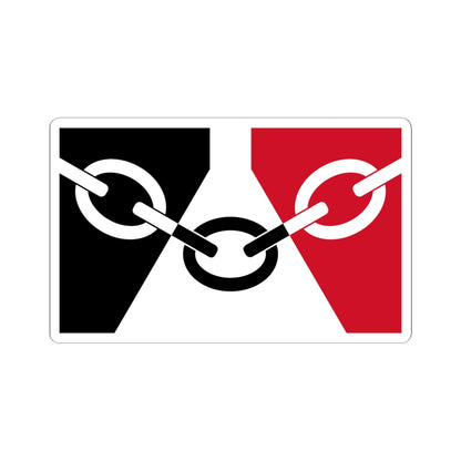 Black Country Flag (England) STICKER Vinyl Kiss-Cut Decal