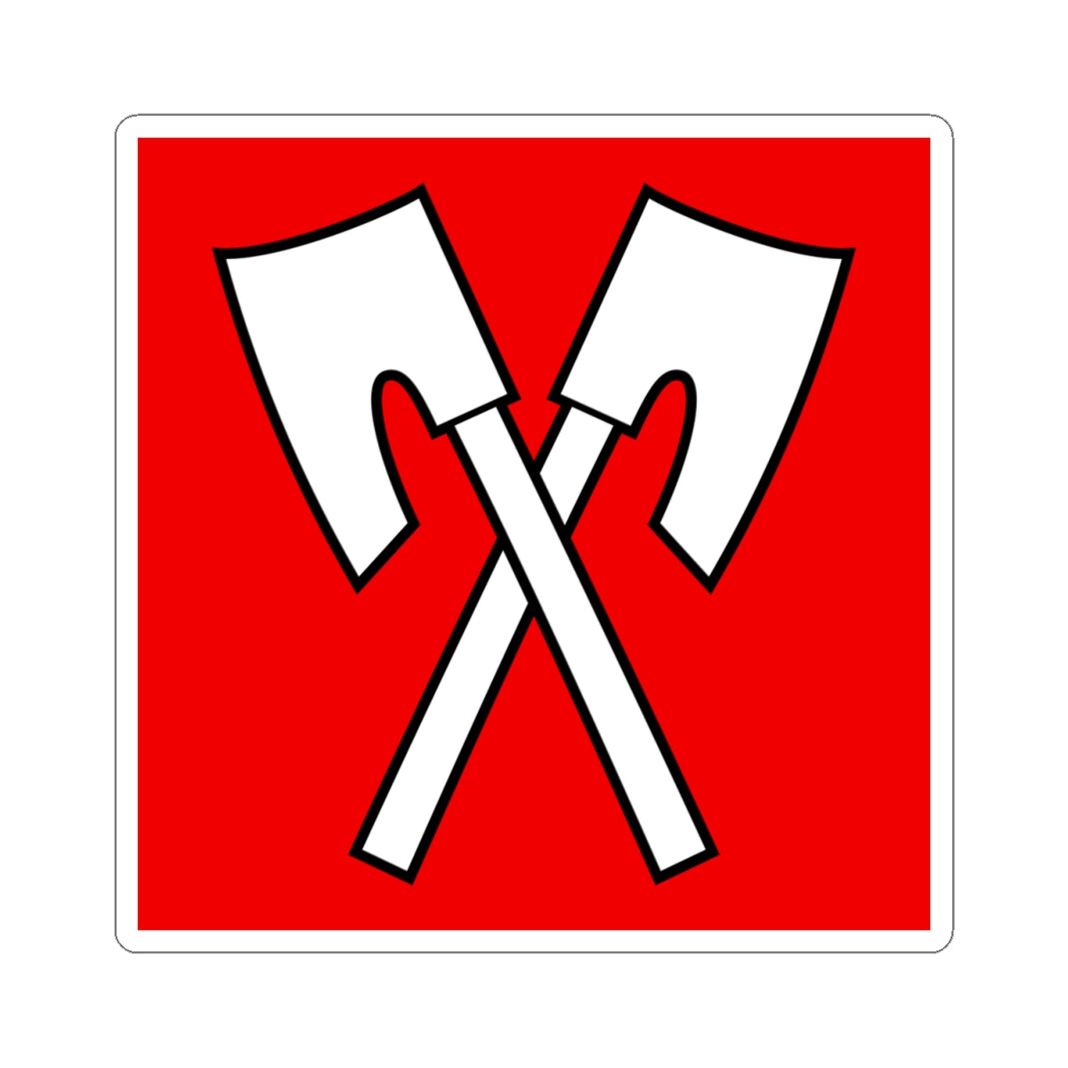 CHE Biel Flag (Switzerland) STICKER Vinyl Kiss-Cut Decal
