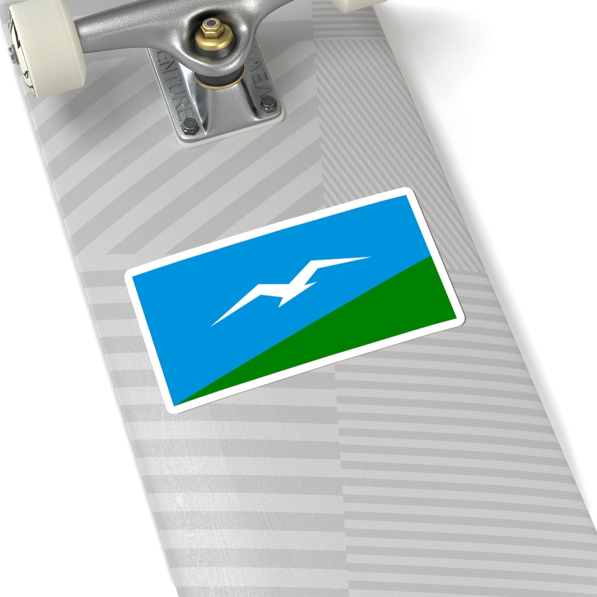 Flag of Anivsky rayon Sakhalin oblast (Russia) STICKER Vinyl Kiss-Cut Decal