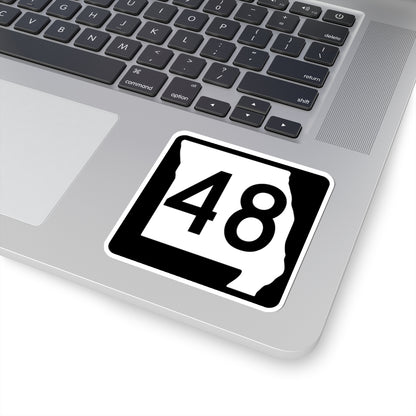 MO-48 (Missouri) (Road Sign) STICKER Vinyl Kiss-Cut Decal