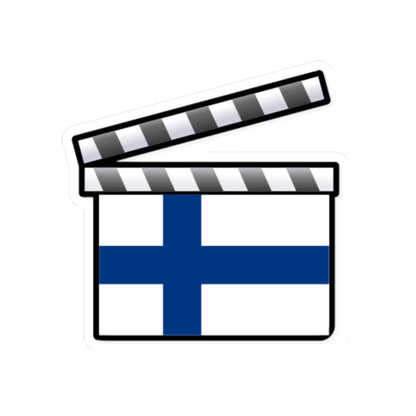 Finland film clapperboard (Finland) STICKER Vinyl Kiss-Cut Decal