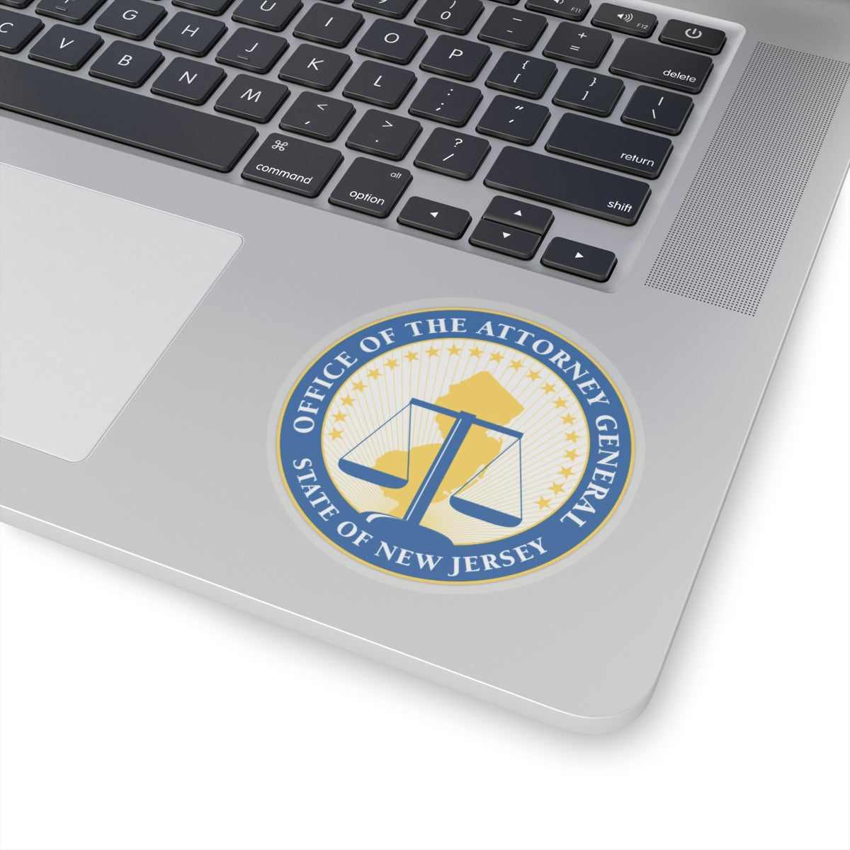 Seal of the Attorney General of New Jersey - STICKER Vinyl Kiss-Cut Decal