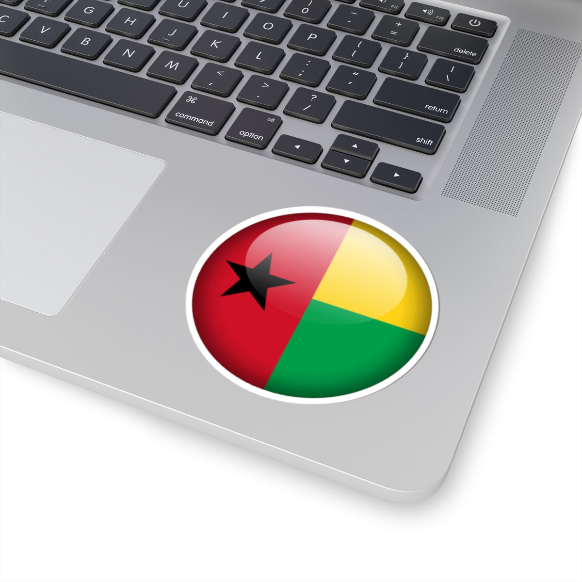 Flag orb Guinea-Bissau (Guinea) STICKER Vinyl Kiss-Cut Decal