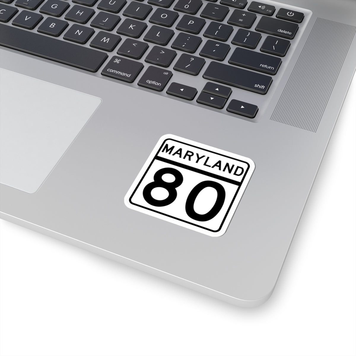MD Route 80 (Maryland) (Road Sign) STICKER Vinyl Kiss-Cut Decal
