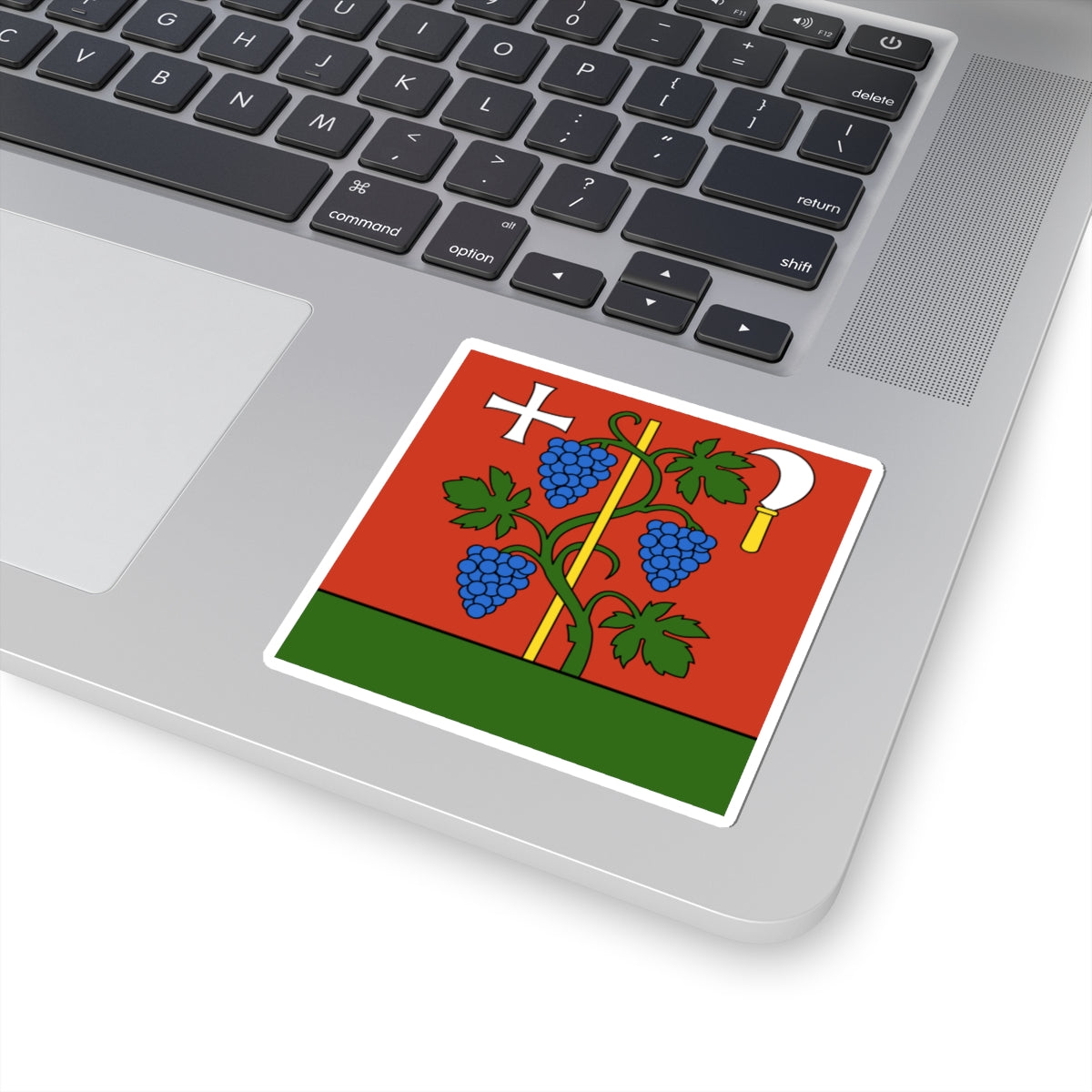 CHE Hongg Flag (Switzerland) STICKER Vinyl Kiss-Cut Decal