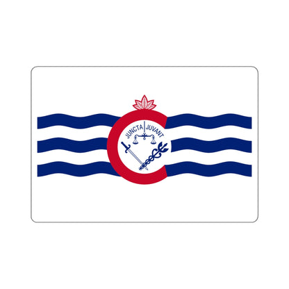 Flag of Cincinnati, Ohio - STICKER Vinyl Kiss-Cut Decal